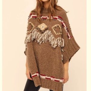 FREE PEOPLE PONCHO! Soft and Cozy! New With Tags! Size XS/S